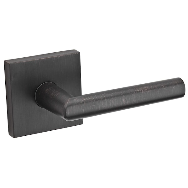 Single Cylinder Interior Milan Lever Trim with Square Rose New Chassis Venetian Bronze Finish